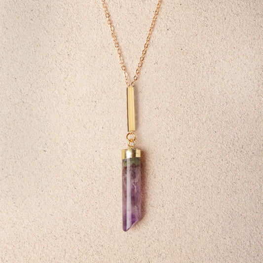 Zena // Amethyst Necklace