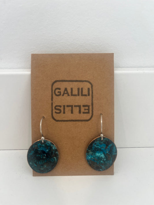 Blue Disc Earrings | Galili Ellis