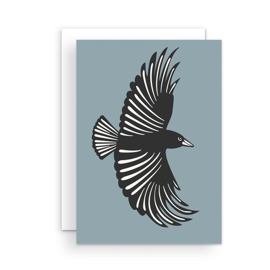 Crow Greeting Card