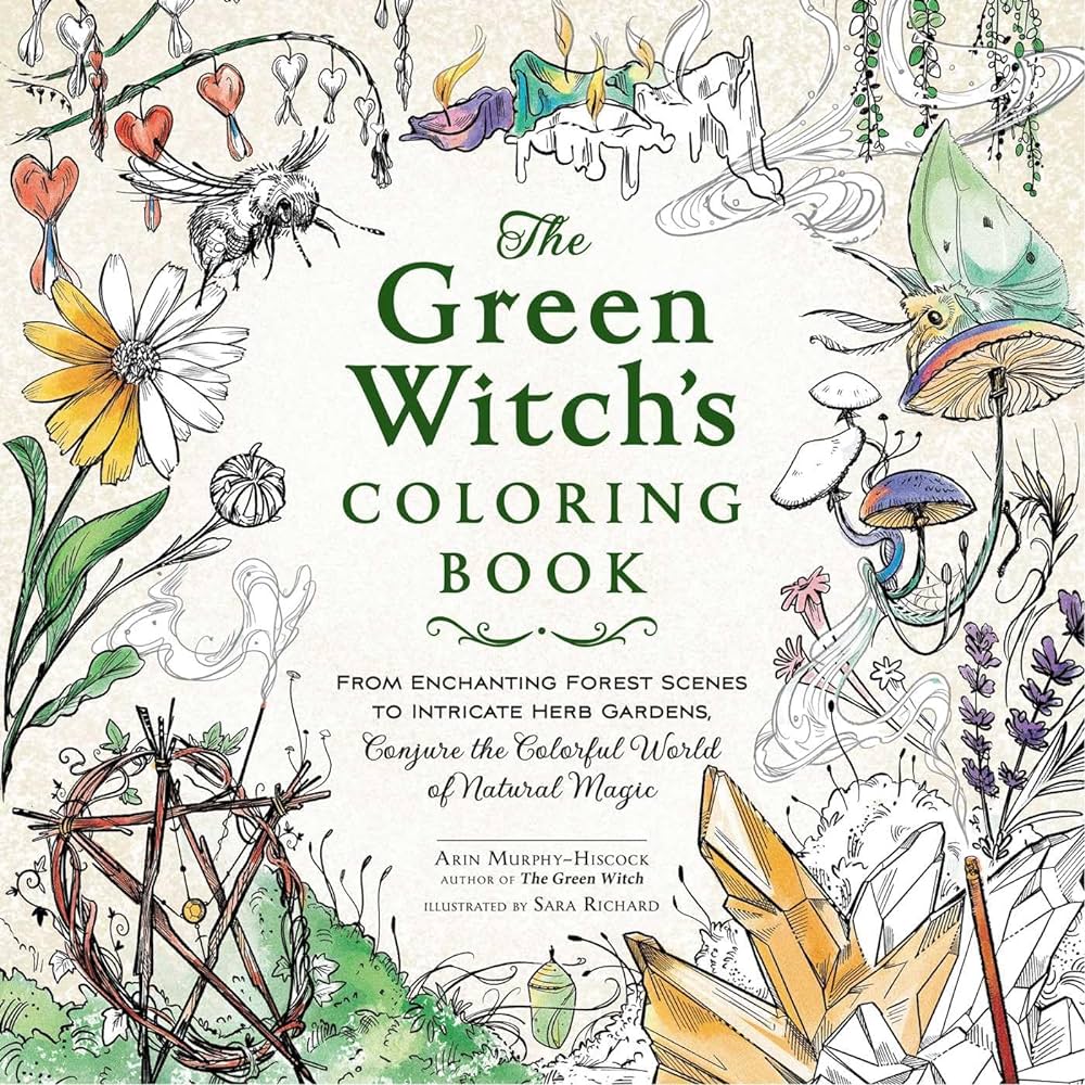 The Green Witch's Coloring Book