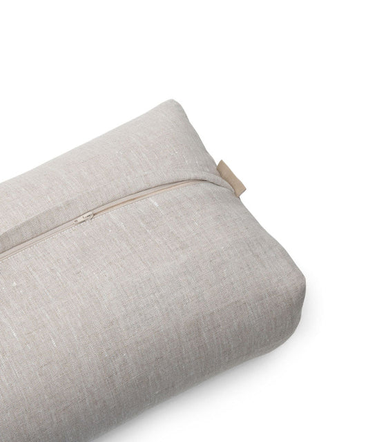Linen Rectangular Bolster | B,Halfmoon