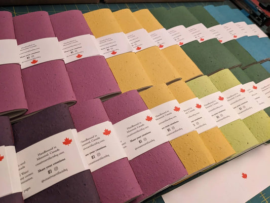 Large Plantable Cotton Notebook | Creative Artifacts HQ