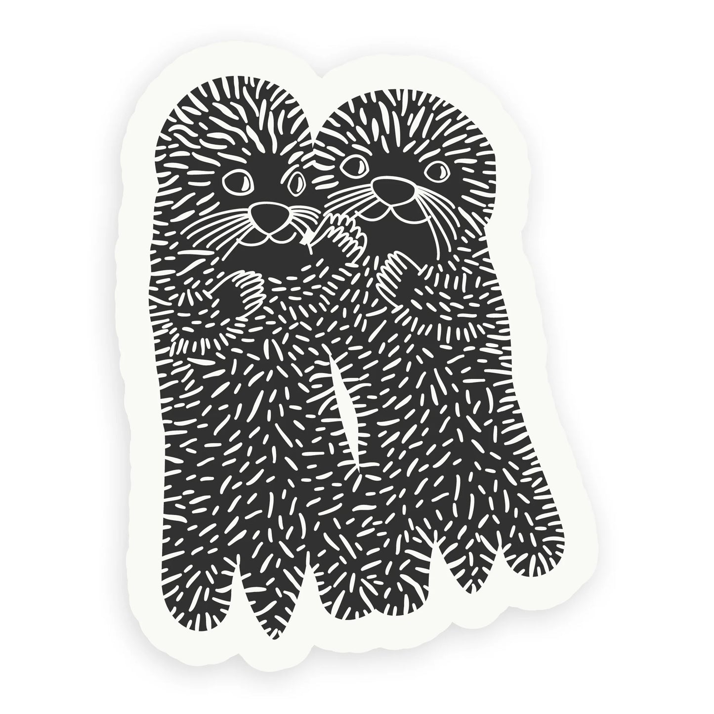 Sea Otters Sticker