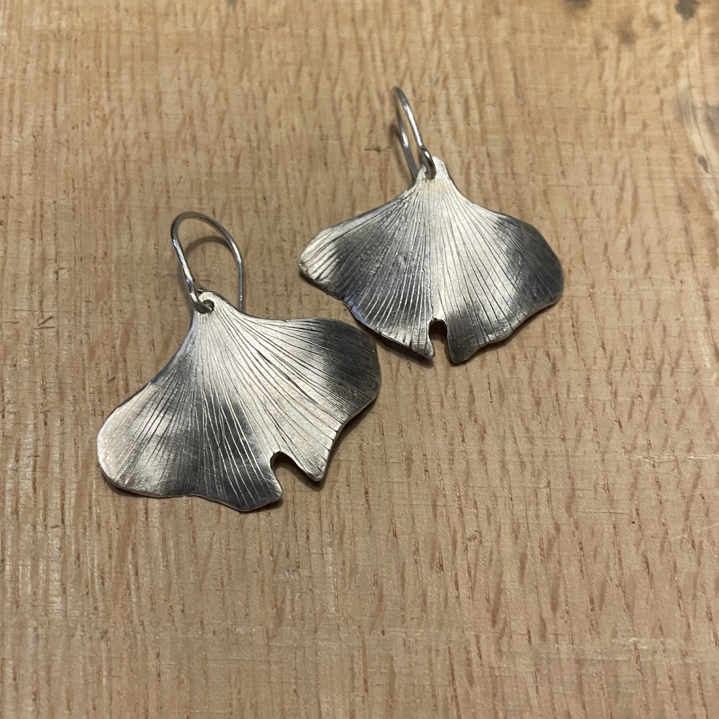 Silver Gingko Earrings | Galili Ellis