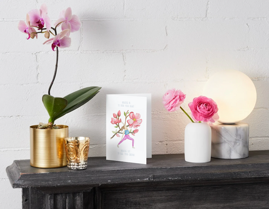 Warrior 2 Greeting Card | Rose Kang