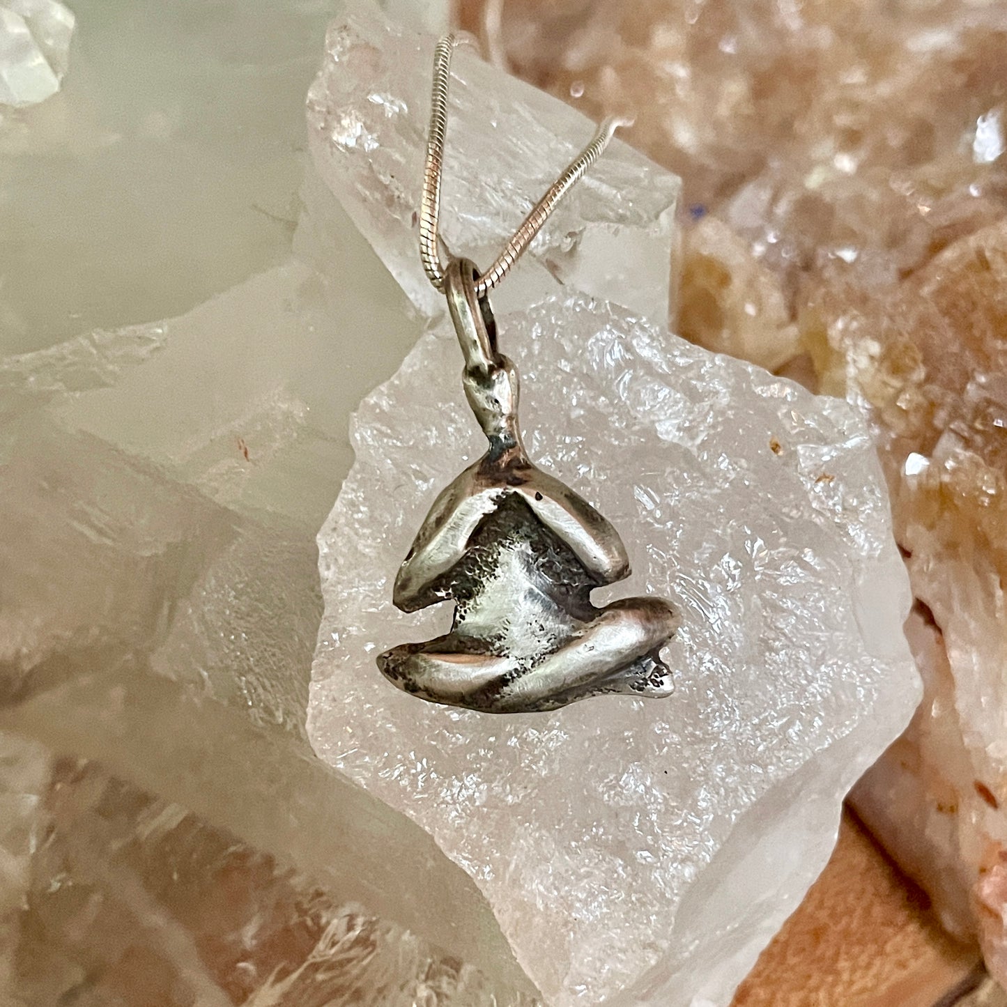 Small Yogi Pendant on Silver Chain | Galili Ellis