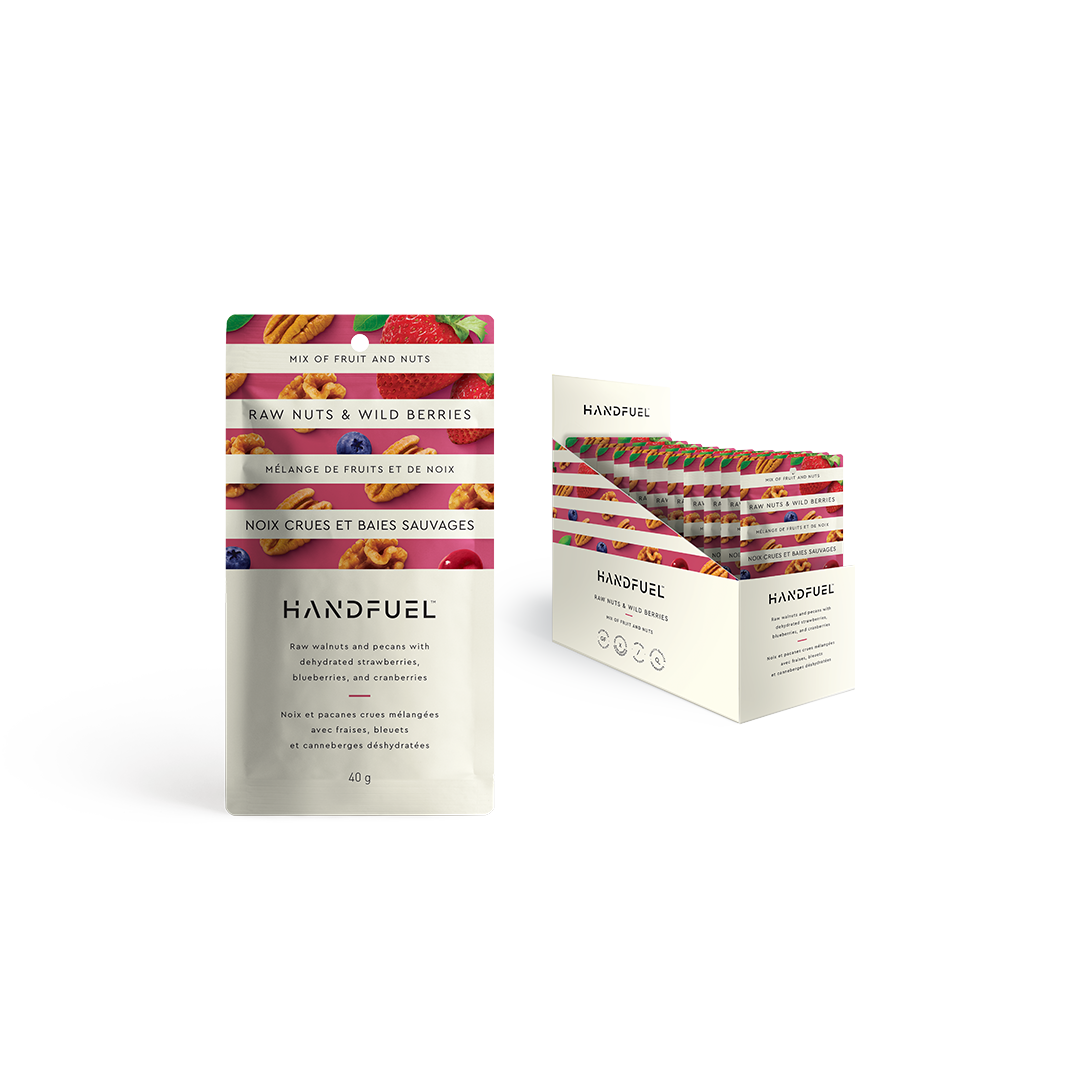 Raw Nuts & Wild Berries 40g | Handfuel