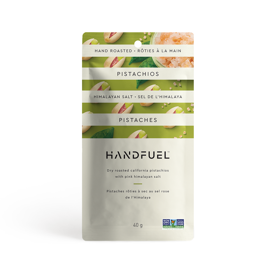 Dry Roasted Himalayan Salt Pistachios 40g | Handfuel