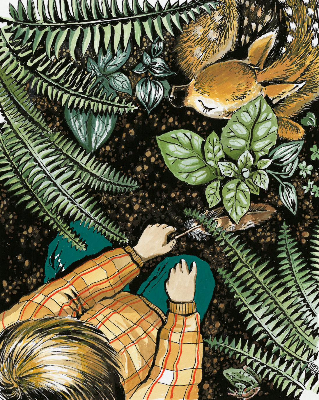 Mad Marker Art Print Greeting Cards