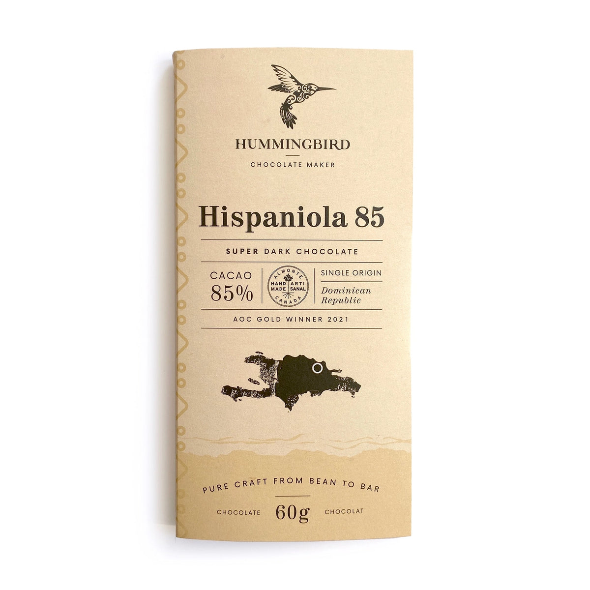 Chocolate Bar | Hispaniola 85% | Hummingbird