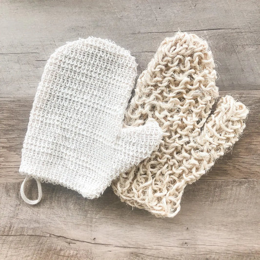 Natural Sisal Bath Mitt - Organic Exfoliating Glove