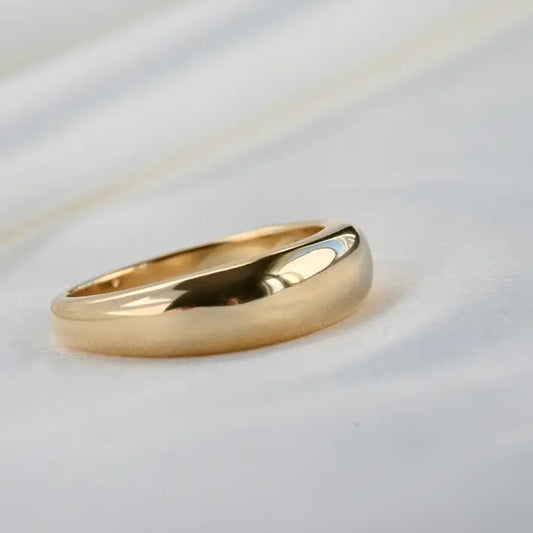 Blueyejewellery - 18k Gold Dome Ring