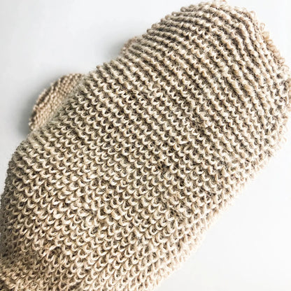 Natural Jute Mitt - Organic Biodegradable Exfoliating