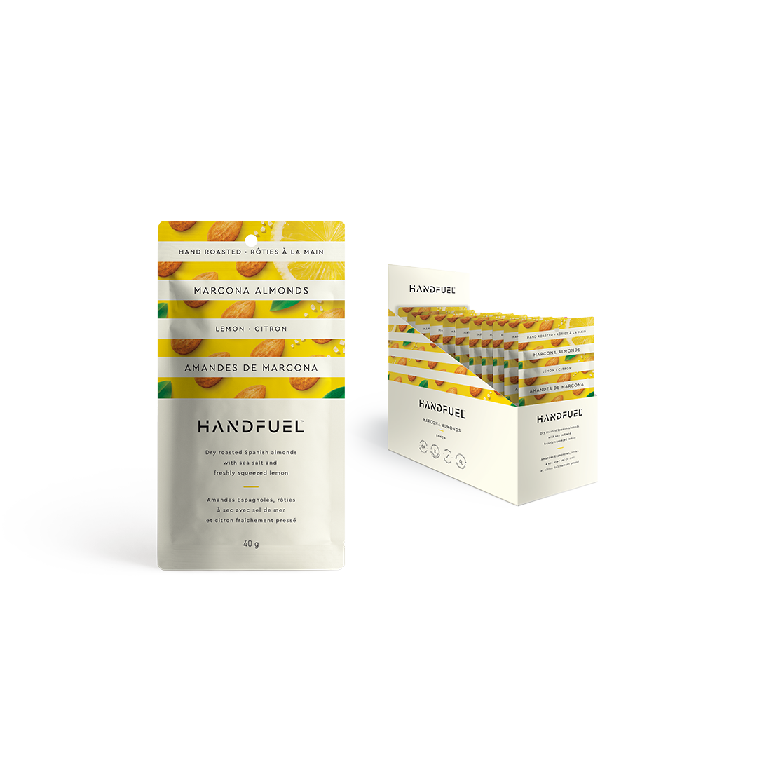 Lemon Marcona Almonds 40g | Handfuel