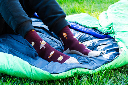 Friday Sock Co. - Men's Mushroom Merino Wool Socks - Premium Ethical Wool