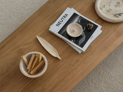 Drift Travertine Incense Holder | Bursera