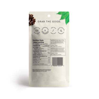 Dark Chocolate Almond Clusters 40g | HandFuel