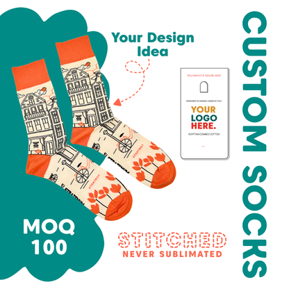 Friday Sock Co. - Women's Mushroom Merino Wool Socks - Comfy Hiking Socks