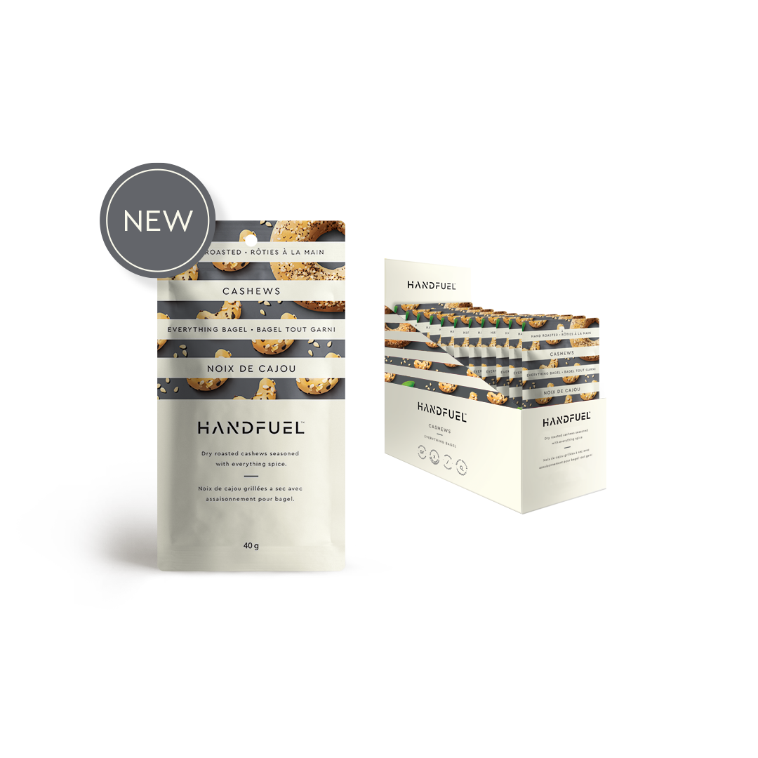Everything Bagel Cashews 40g | Handfuel