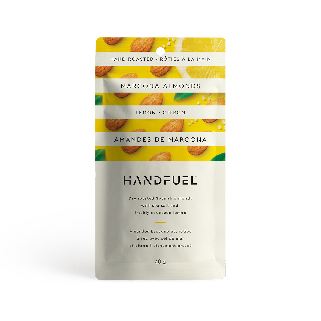 Lemon Marcona Almonds 40g | Handfuel