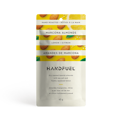 Lemon Marcona Almonds 40g | Handfuel