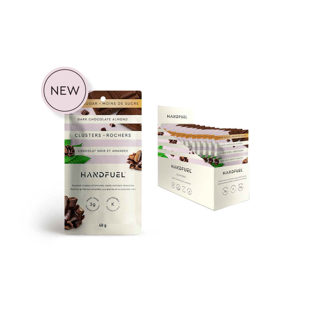 Dark Chocolate Almond Clusters 40g | HandFuel