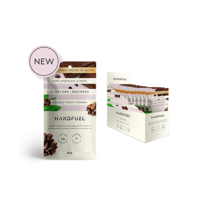 Dark Chocolate Almond Clusters 40g | HandFuel
