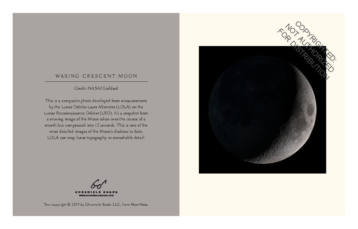 Moon Notes 20 Different Notecards & Envelopes