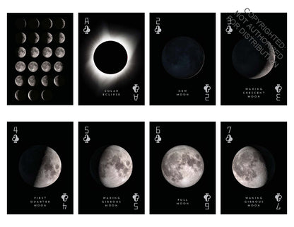 Moon Playing Cards