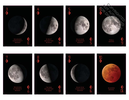 Moon Playing Cards