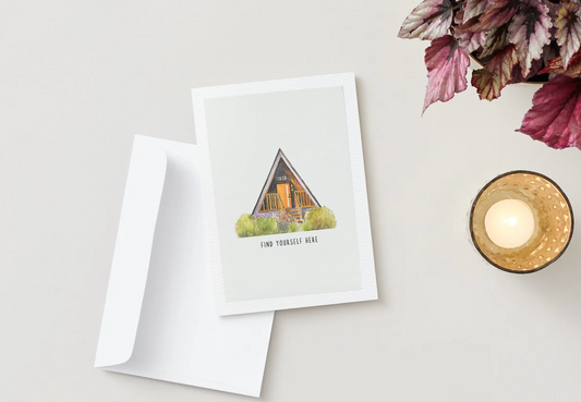 A-Frame Greeting Card | Rose Kang