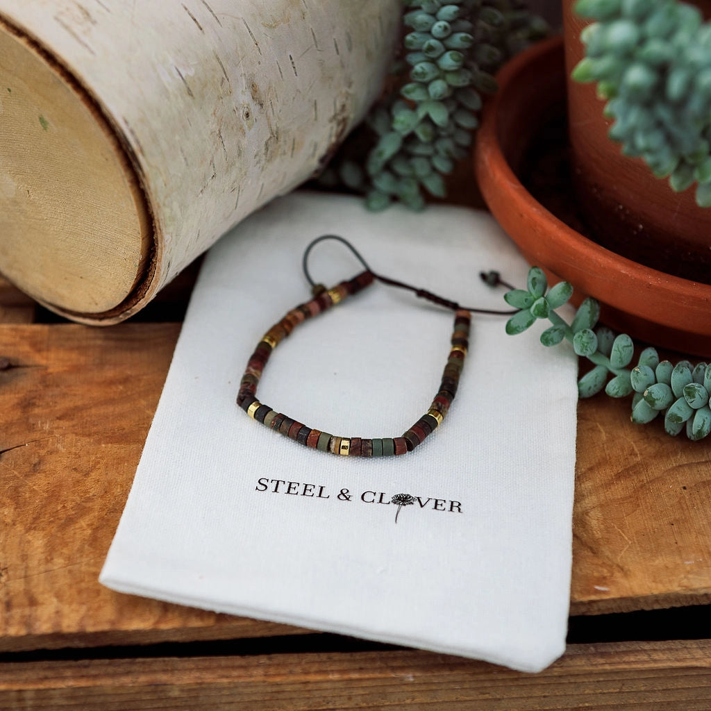 Bracelet | Pipestone Bead & Stone