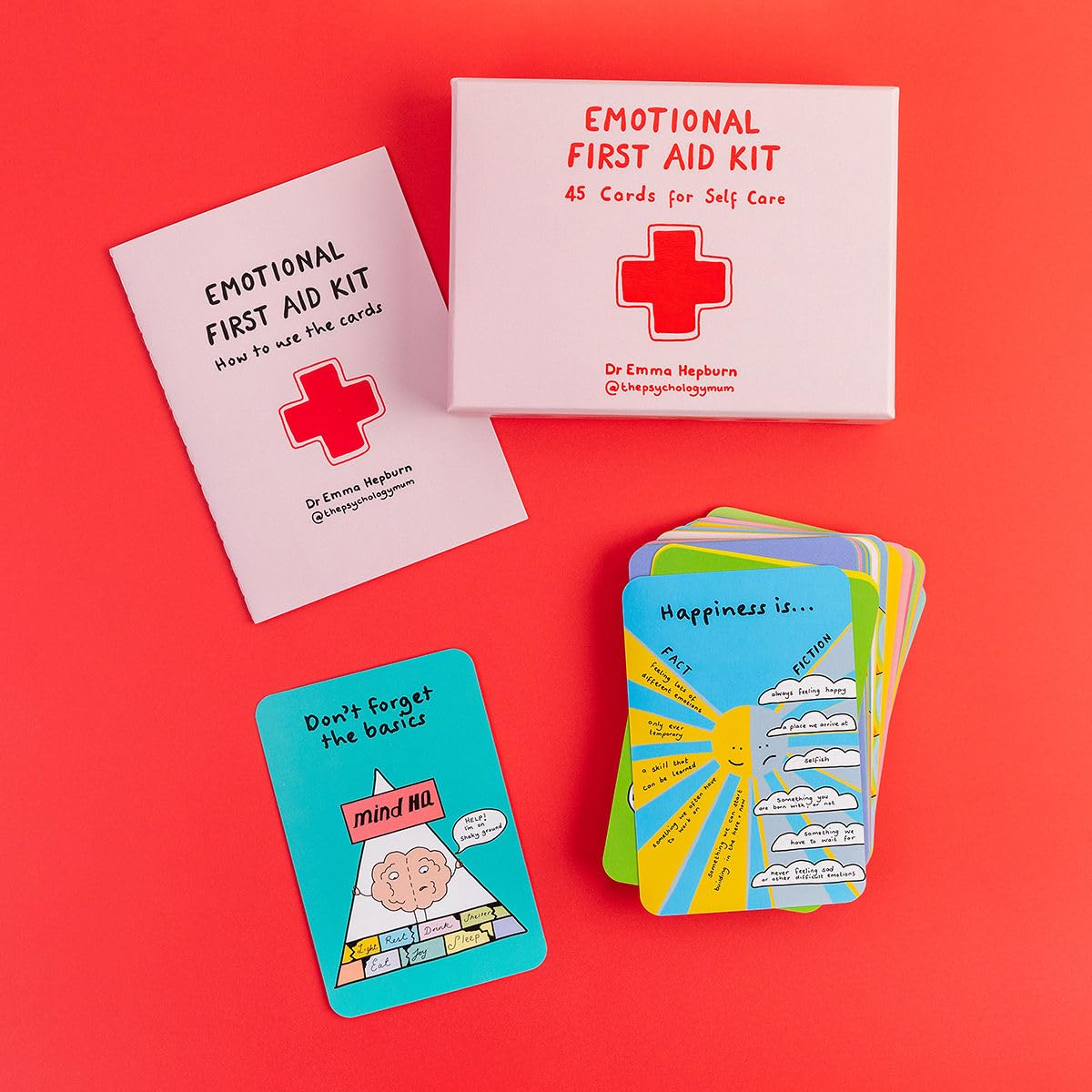 Emotional First Aid Kit - 45 Cards for Self Care