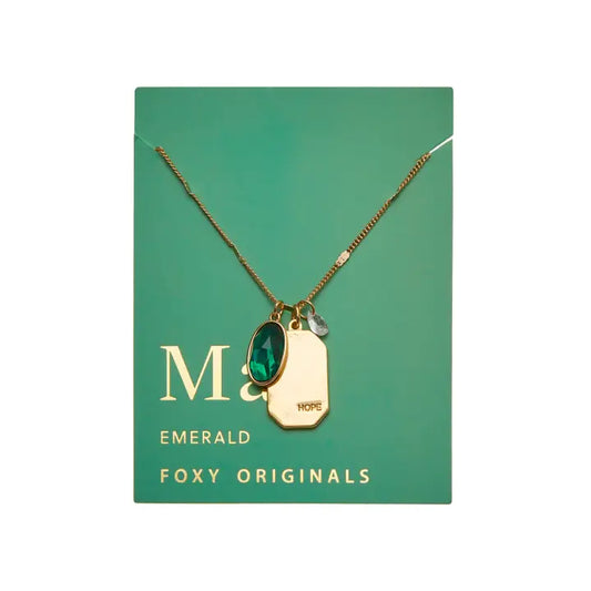 Foxy Originals - May Birthstone Necklace