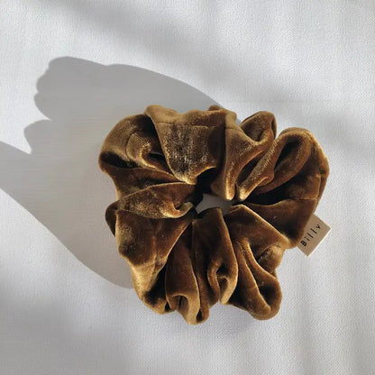 Billy Bamboo - Silk Velvet Scrunchies - Neutral