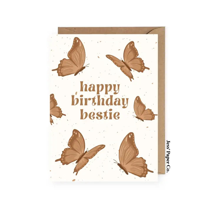 Jess' Paper Co - Happy Birthday Bestie Card