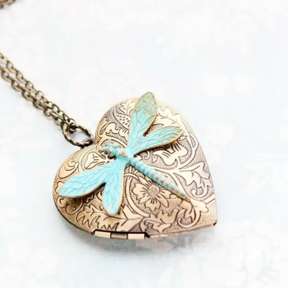 Antiqued Brass Locket | A Pocket of Posies