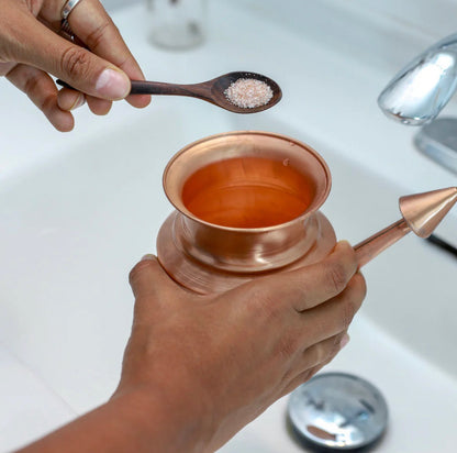 Vyasa Ayurveda Copper Neti Pot for Jal Neti