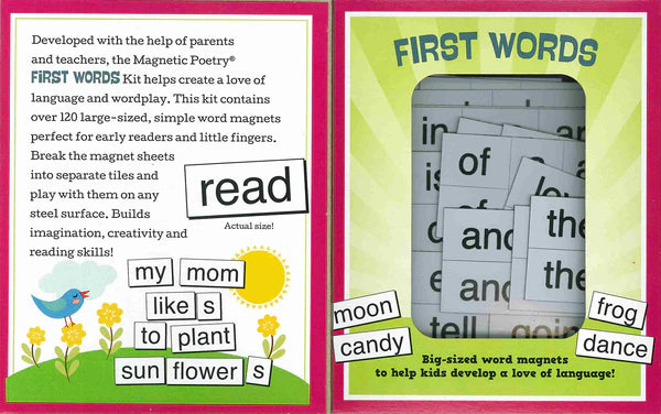 Kids' First Words Magnetic Poetry