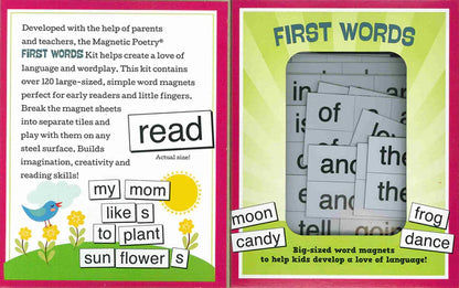 Kids' First Words Magnetic Poetry