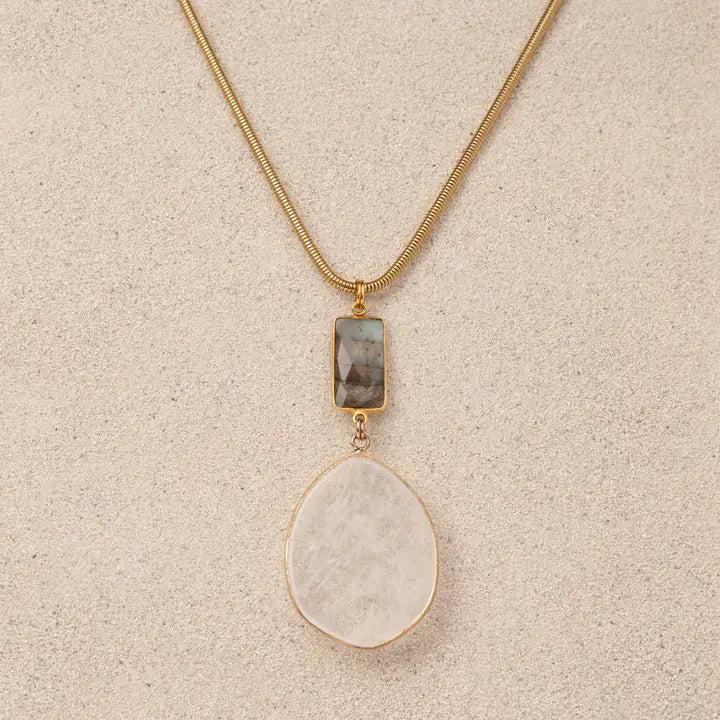 TISH Jewellery - Lexi Quartz & Labradorite Necklace