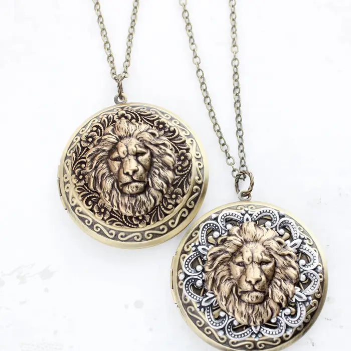 Antiqued Brass Locket | A Pocket of Posies