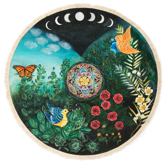 Mandala Blooms Creative - Mexican Moon Altar Cloth
