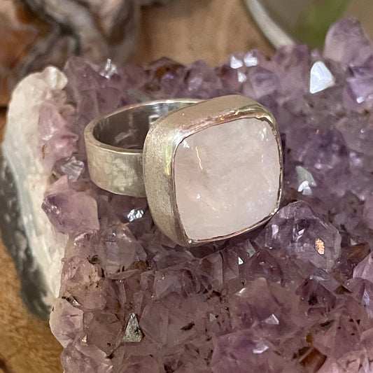 Square Moonstone Ring | Galili Ellis