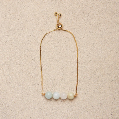 Stevie // Morganite Adjustable Bracelet