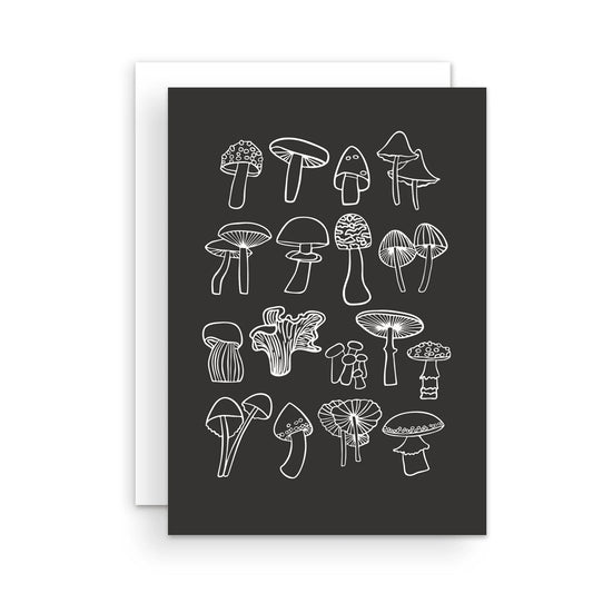 Mushrooms Greeting Card