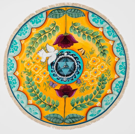 Mandala Blooms Creative - Peace Merkaba Altar Cloth