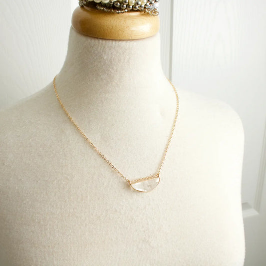 Luna // Quartz Short Necklace