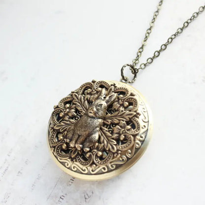 Antiqued Brass Locket | A Pocket of Posies
