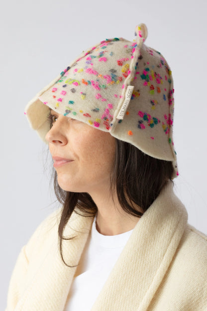 Sauna Hat | Confetti Wool